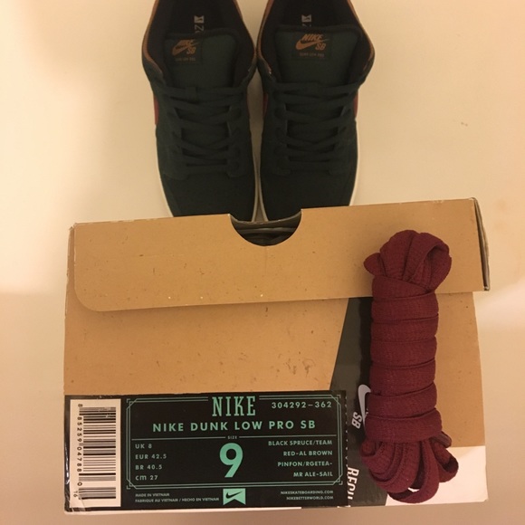 ❌SOLD❌Nike SB Dunk Low Corduroy Spruce 9 RARE 🔥 - Picture 6 of 7